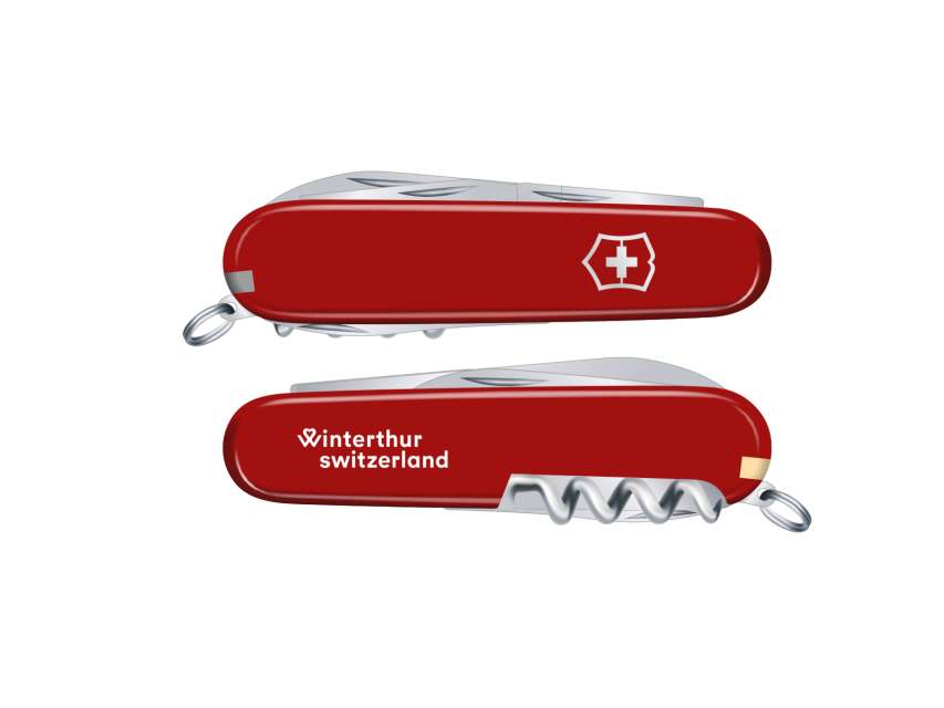 Pocket knife, spartan red