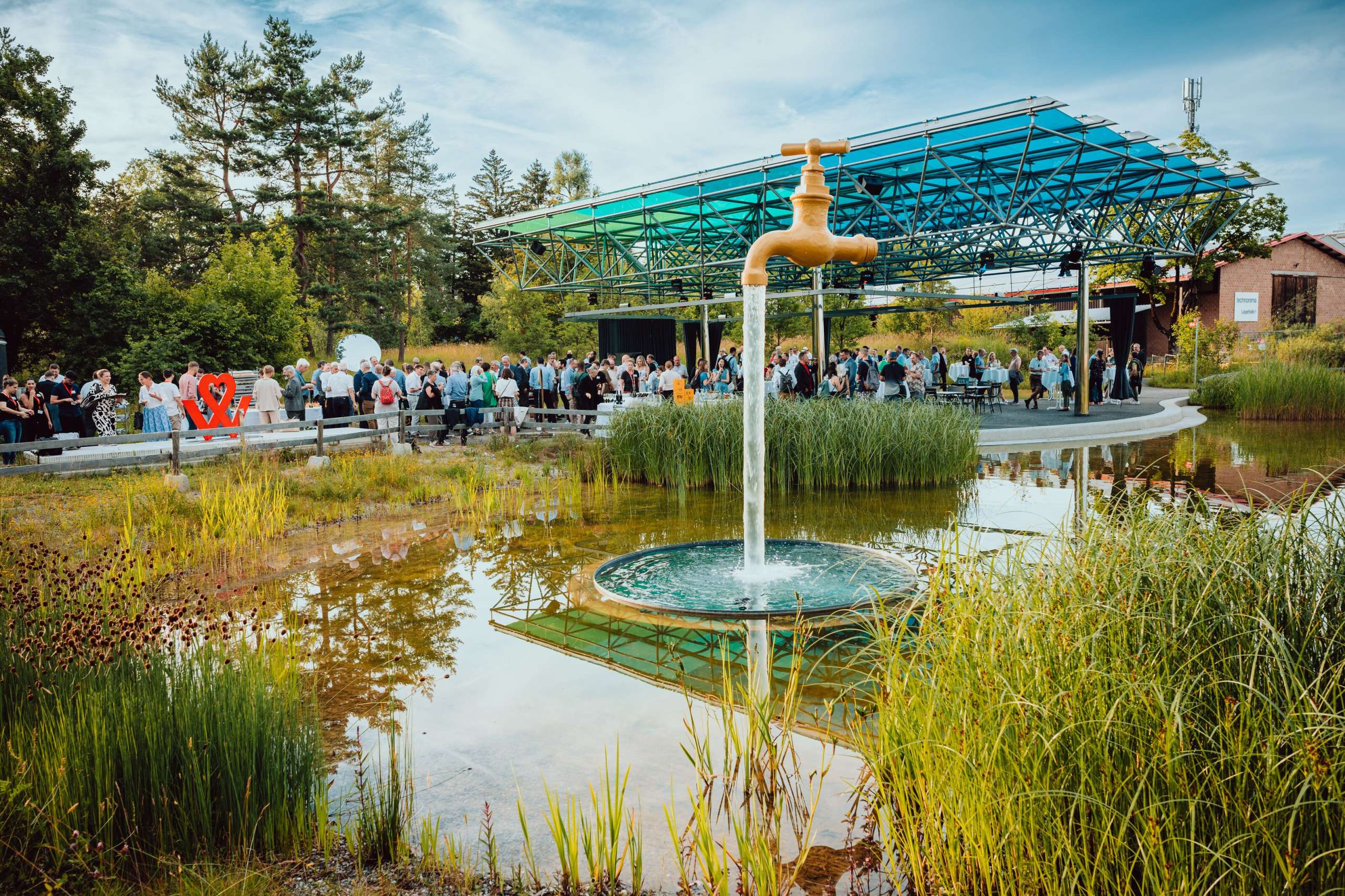 Event location, aperitif, outdoor, Swiss Science Center Technorama