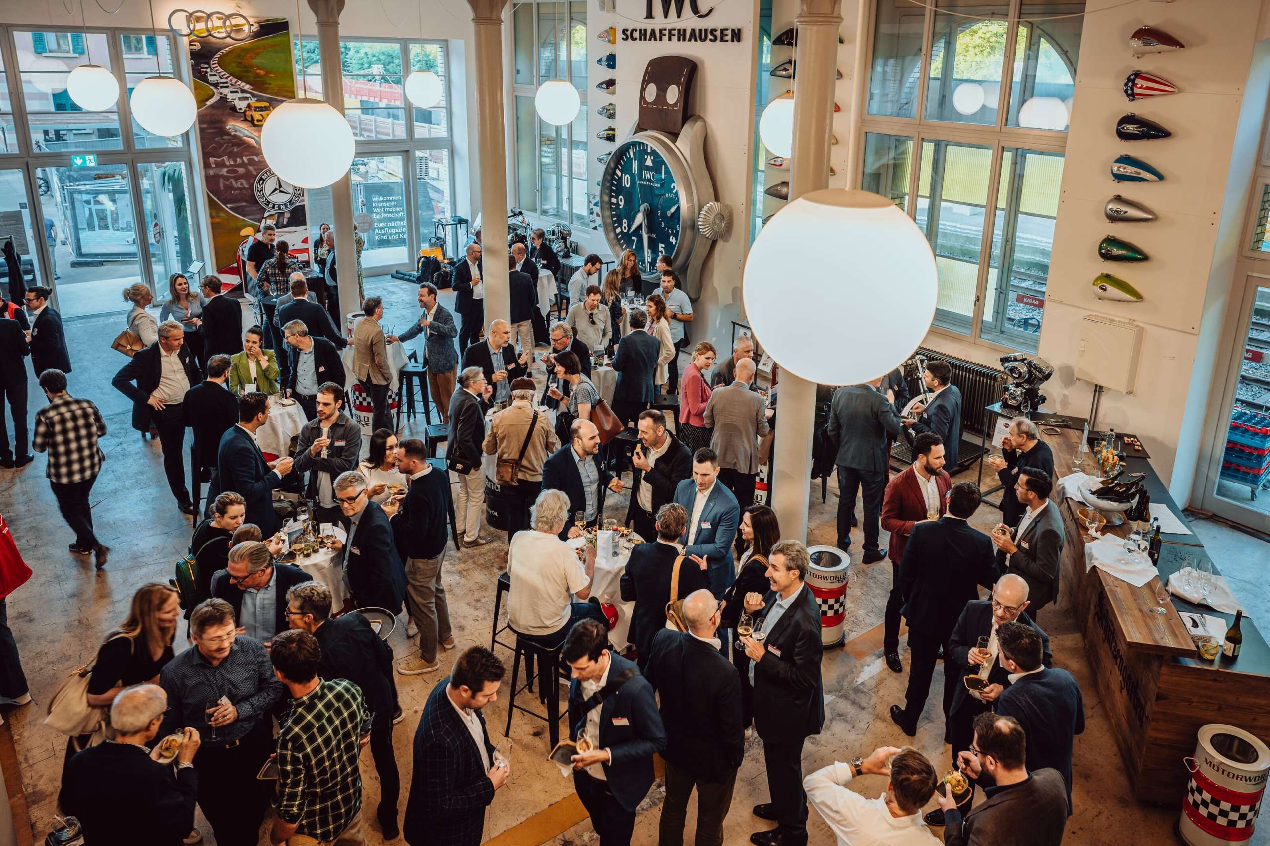 Event location, aperitif, economy, development, Motorworld, THE VALLEY, networking, event, location