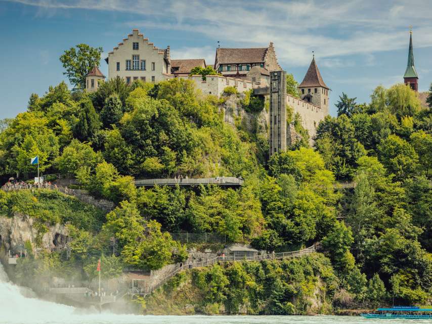 Laufen Castle at the Rhine Falls