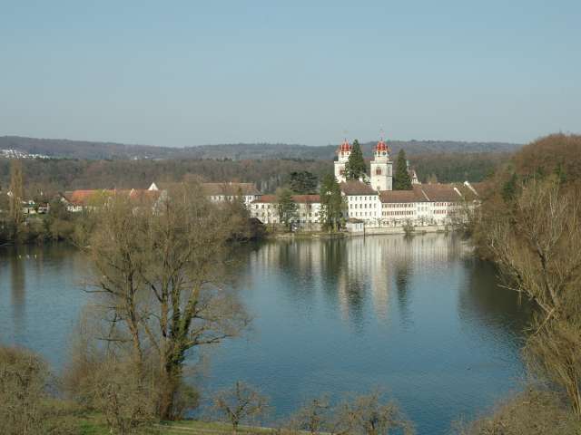 Rheinau monastery island
